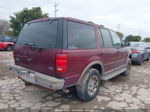 2001 Ford Expedition Eddie Bauer Maroon vin: 1FMFU18L51LA06746