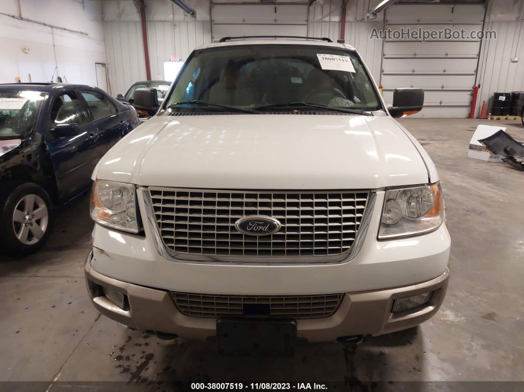 2003 Ford Expedition Eddie Bauer White vin: 1FMFU18L53LB87642