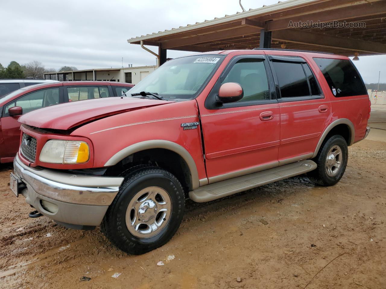 2001 Ford Expedition Eddie Bauer Красный vin: 1FMFU18L61LA27914