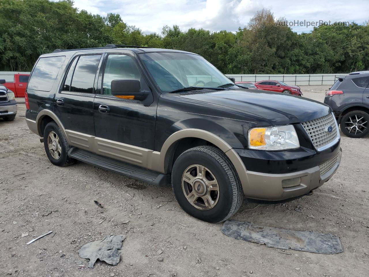 2003 Ford Expedition Eddie Bauer Black vin: 1FMFU18L63LA02658