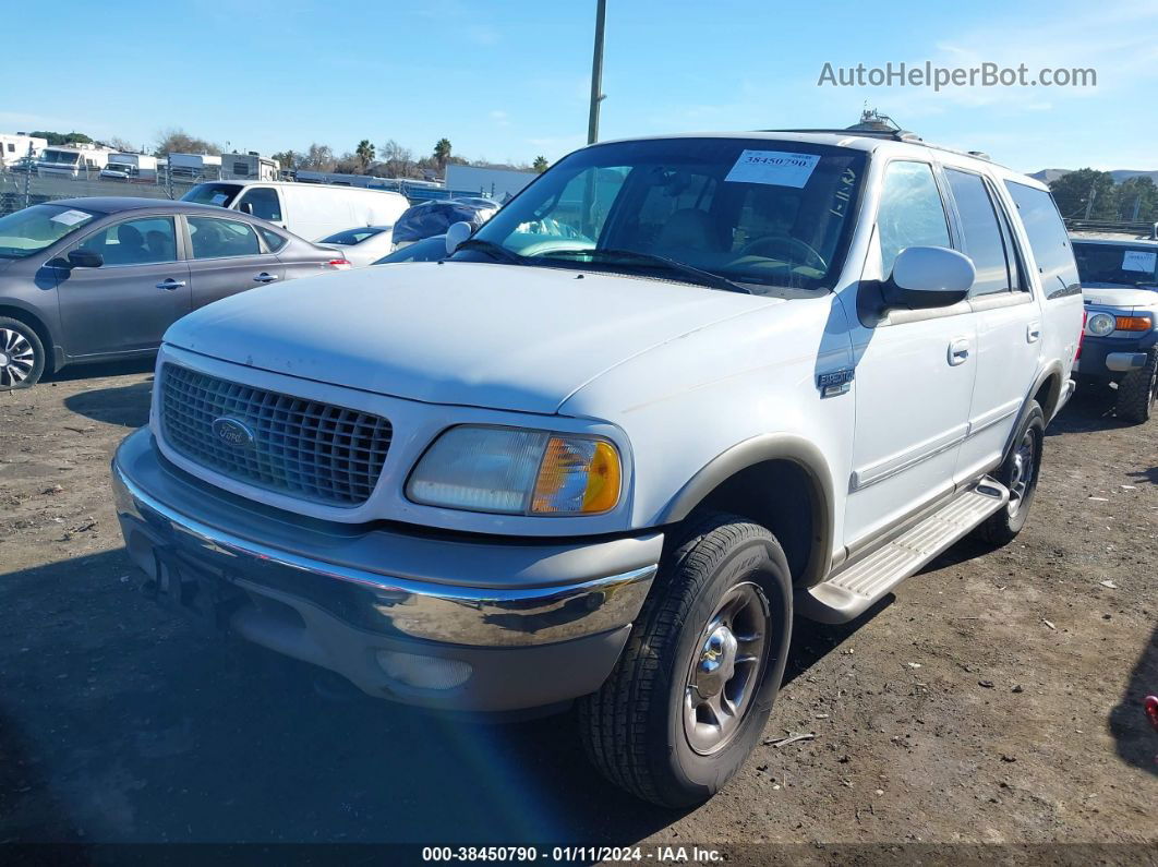 2001 Ford Expedition Eddie Bauer White vin: 1FMFU18L71LA63093