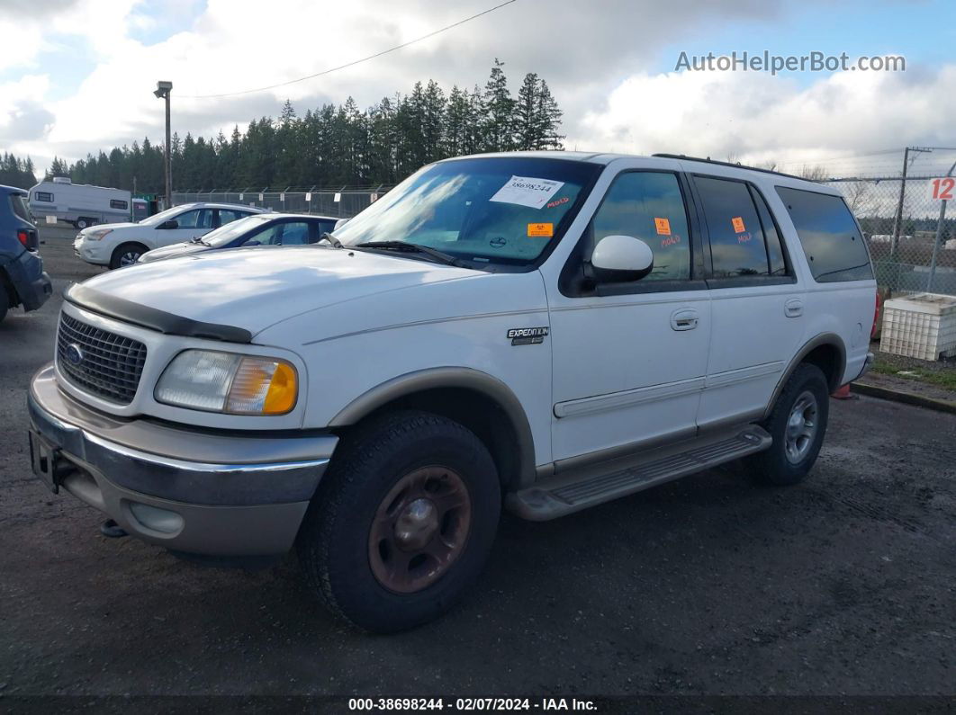 2001 Ford Expedition Eddie Bauer White vin: 1FMFU18L71LB31960