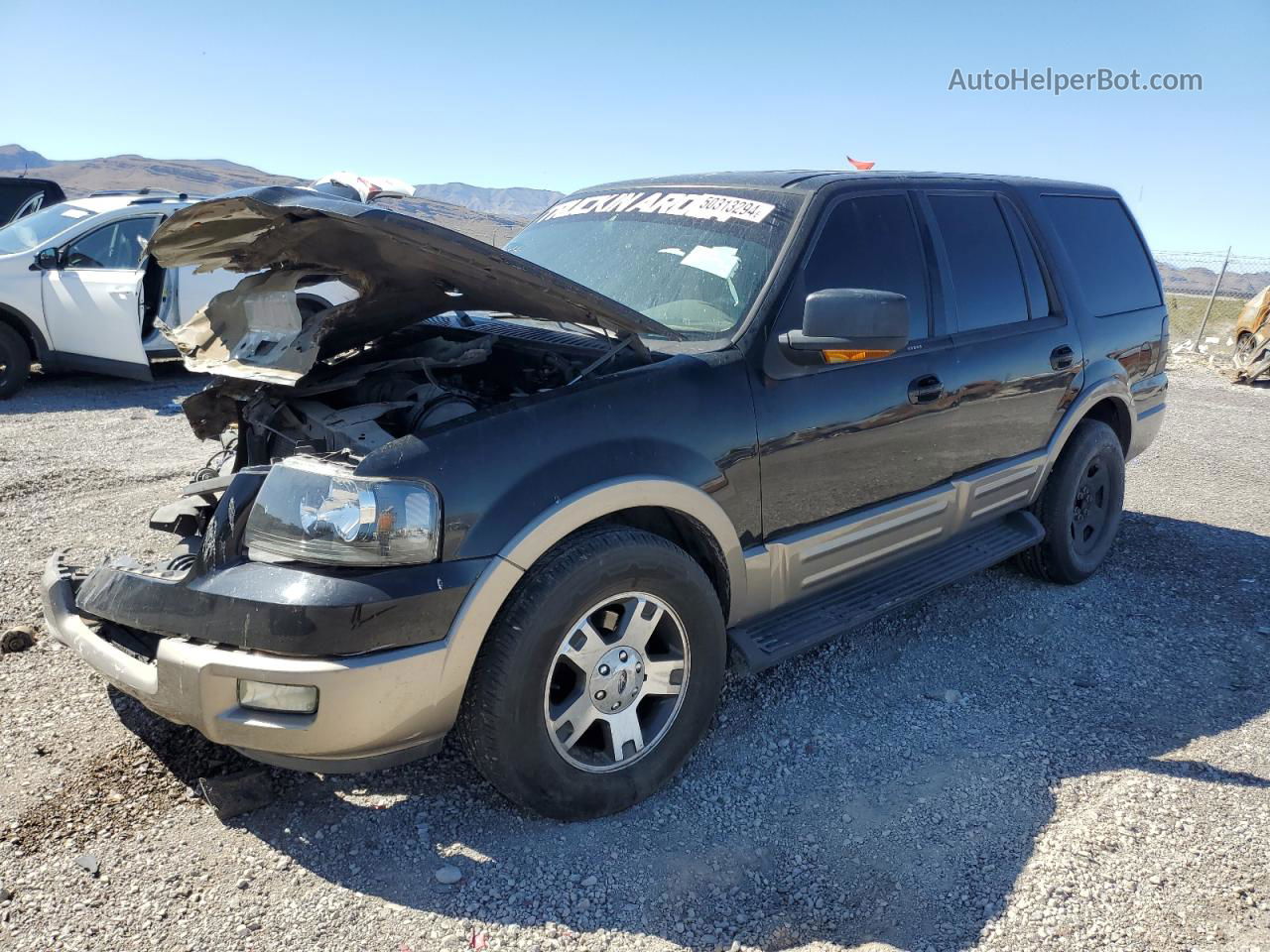 2003 Ford Expedition Eddie Bauer Black vin: 1FMFU18L73LA29514