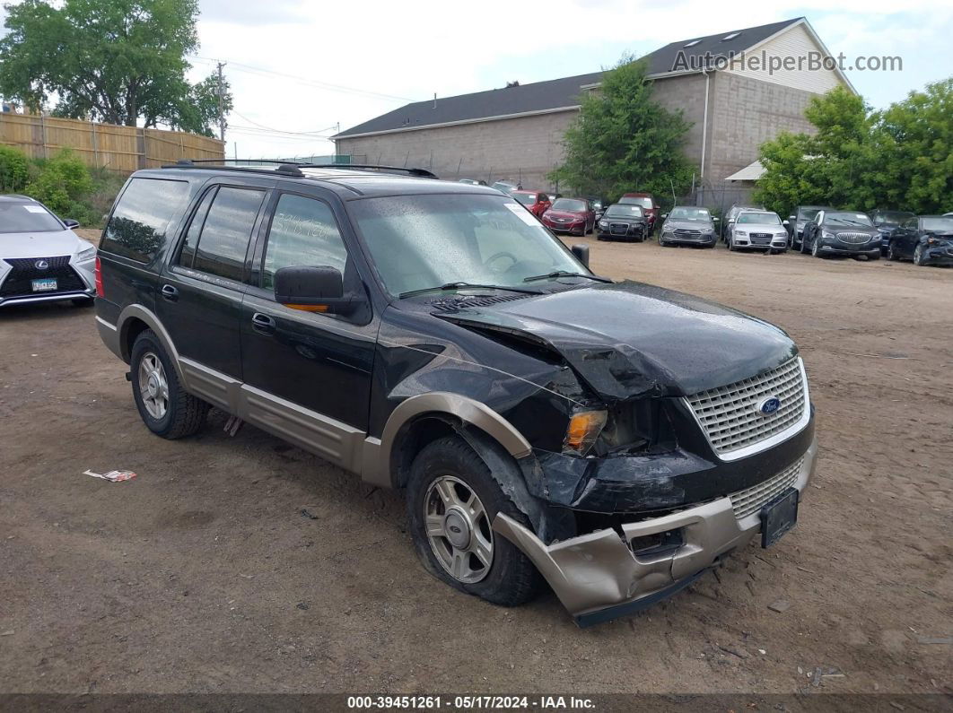 2003 Ford Expedition Eddie Bauer Black vin: 1FMFU18L73LB12506