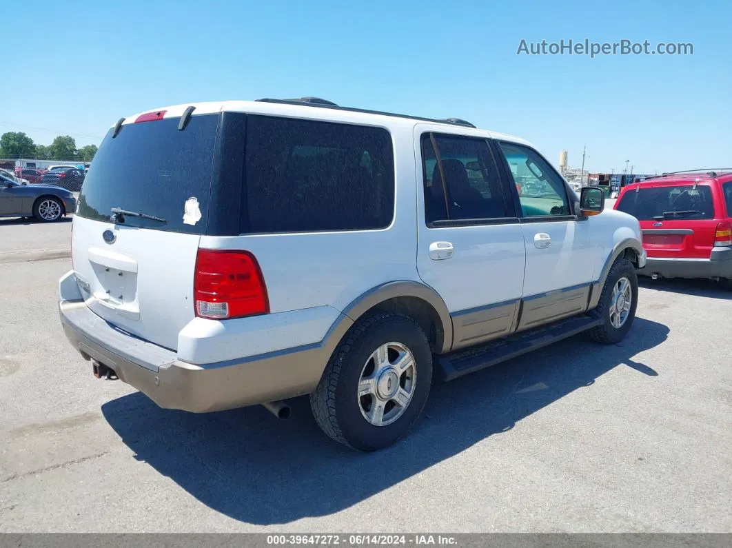 2003 Ford Expedition Eddie Bauer White vin: 1FMFU18L73LB44968