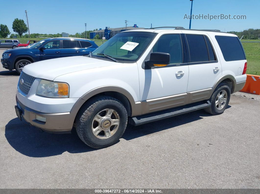 2003 Ford Expedition Eddie Bauer White vin: 1FMFU18L73LB44968