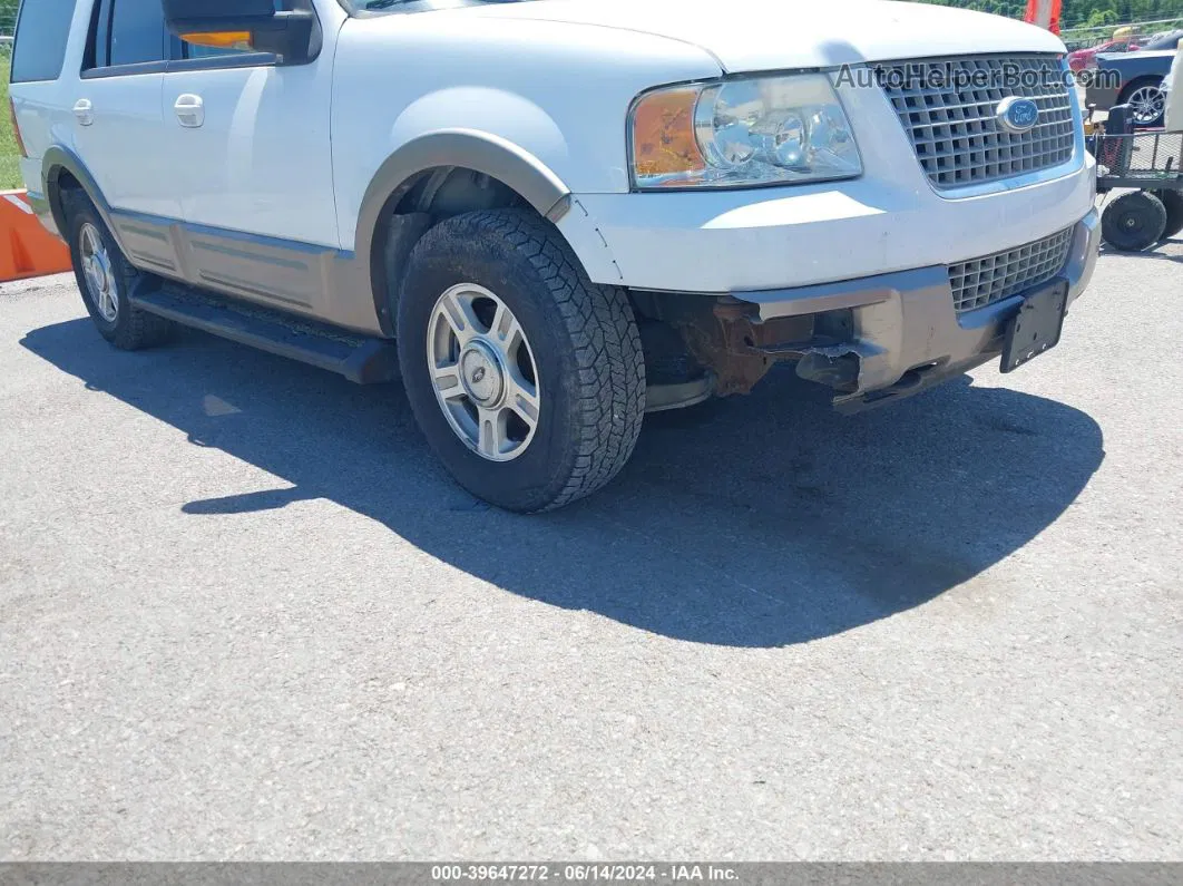 2003 Ford Expedition Eddie Bauer White vin: 1FMFU18L73LB44968