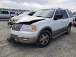 2003 Ford Expedition Eddie Bauer White vin: 1FMFU18L83LA81539