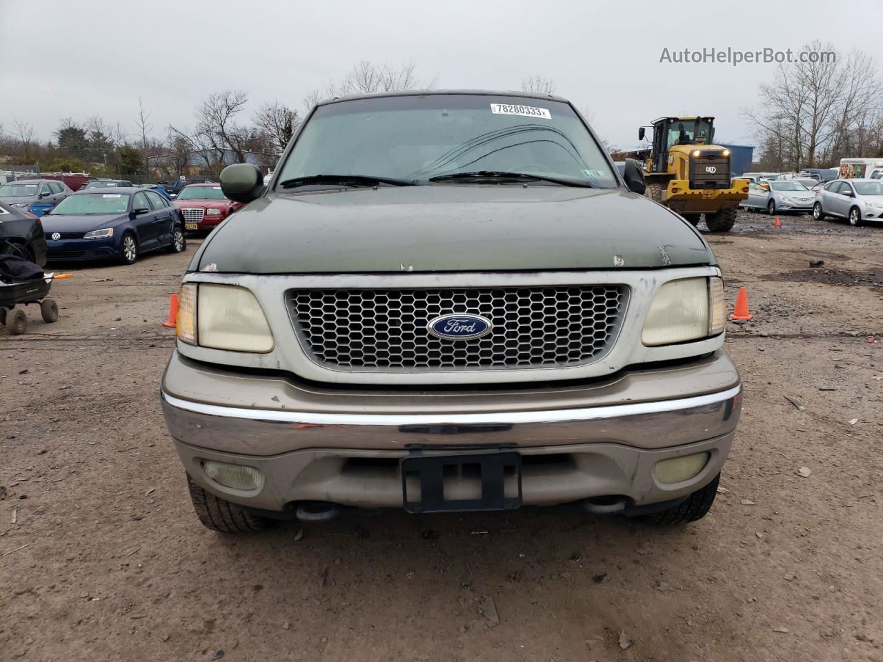 2000 Ford Expedition Eddie Bauer Green vin: 1FMFU18L8YLB06186