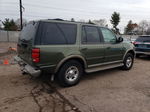 2000 Ford Expedition Eddie Bauer Green vin: 1FMFU18L8YLB06186