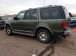 2000 Ford Expedition Eddie Bauer Green vin: 1FMFU18L8YLB06186