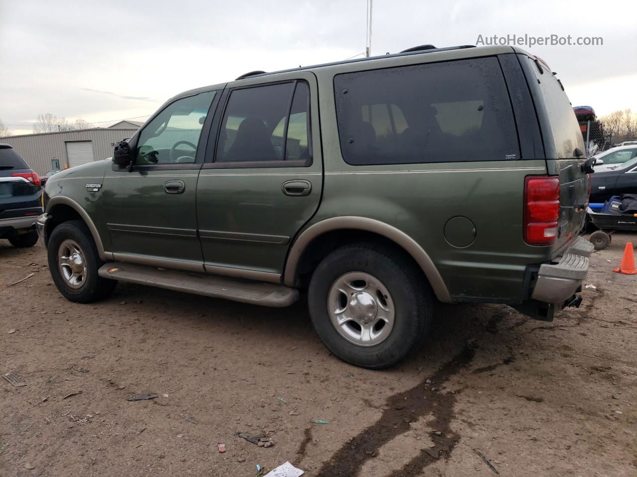 2000 Ford Expedition Eddie Bauer Green vin: 1FMFU18L8YLB06186