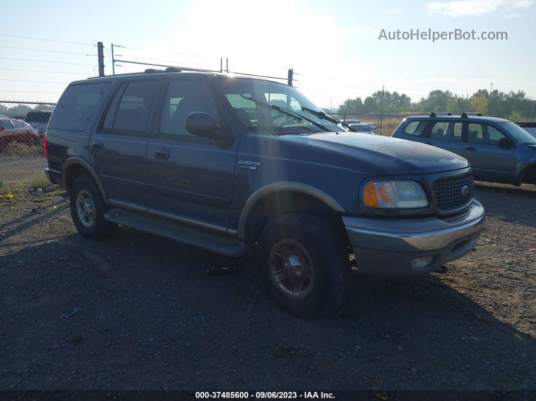 2000 Ford Expedition Eddie Bauer Blue vin: 1FMFU18L8YLC00021