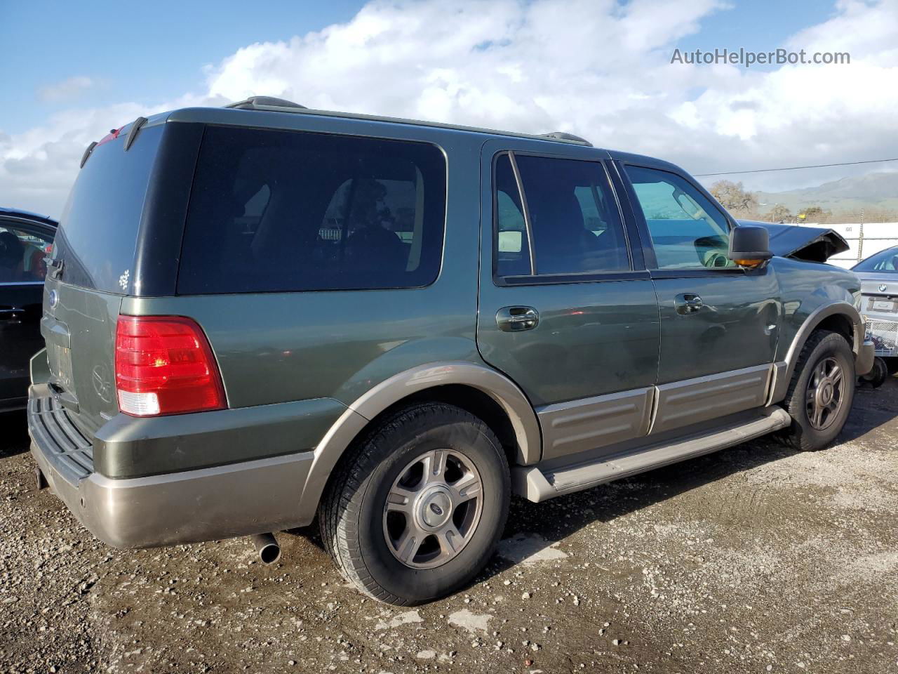 2003 Ford Expedition Eddie Bauer Green vin: 1FMFU18L93LC57904