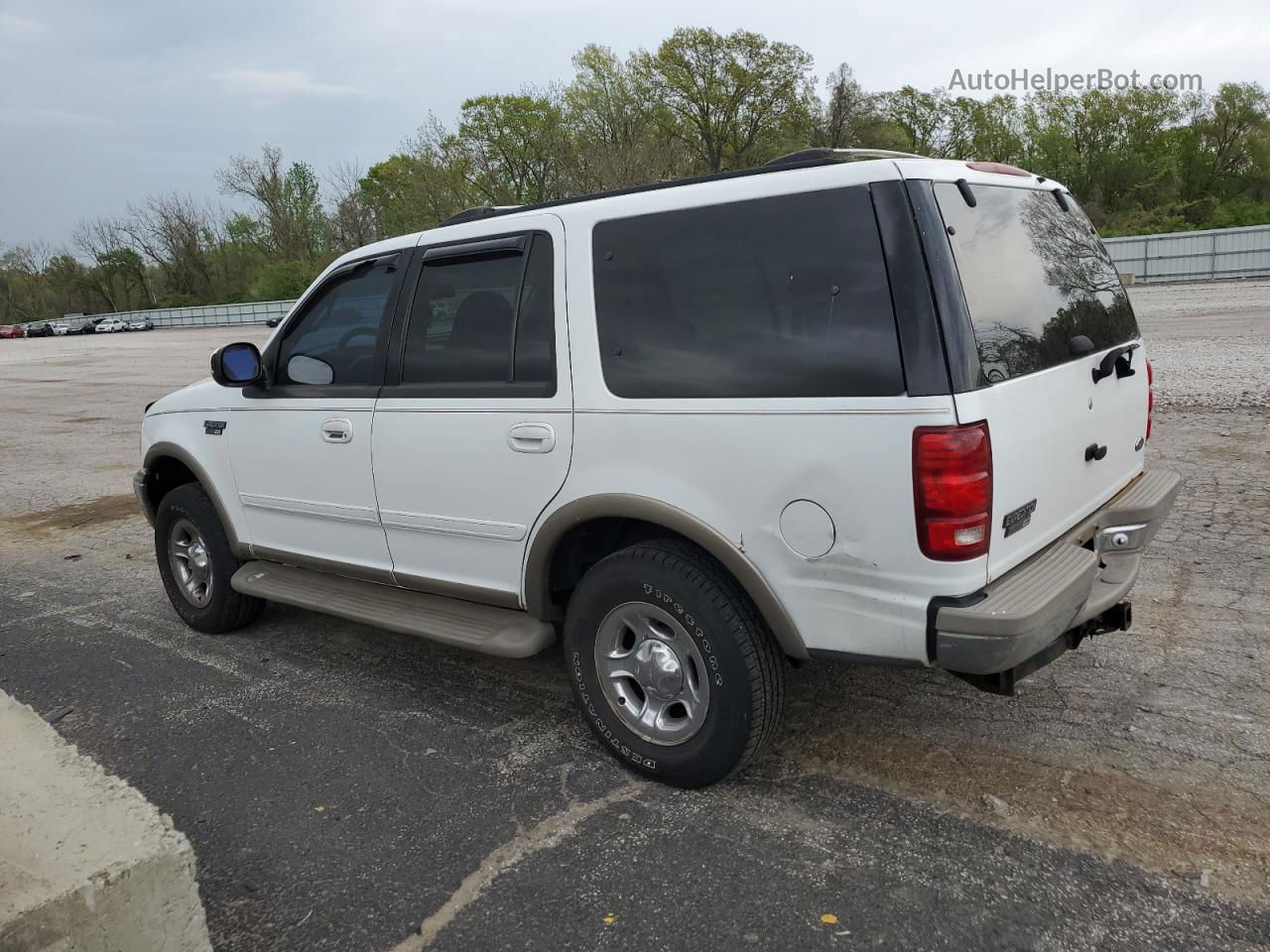 2000 Ford Expedition Eddie Bauer White vin: 1FMFU18L9YLC41533