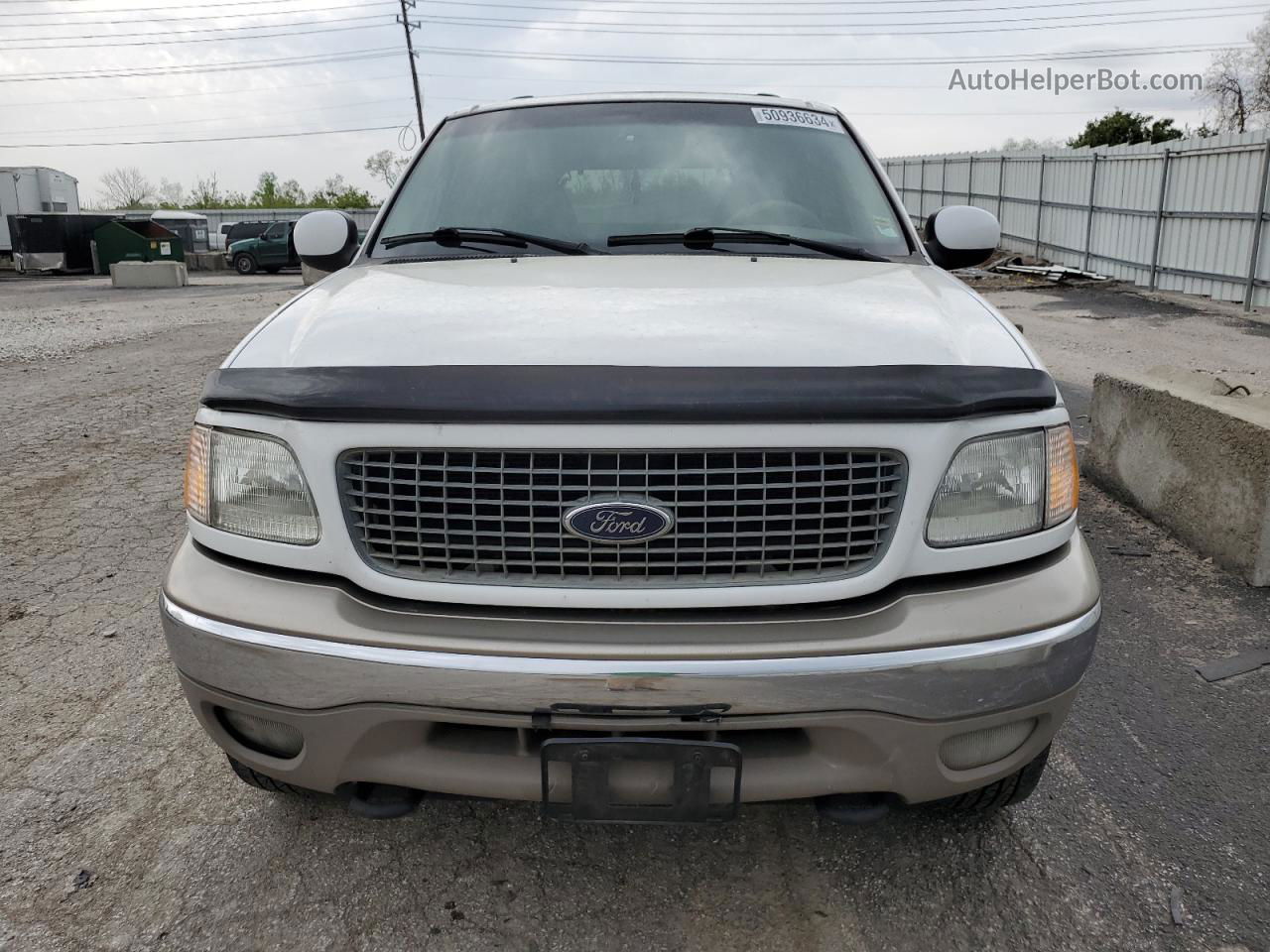 2000 Ford Expedition Eddie Bauer White vin: 1FMFU18L9YLC41533