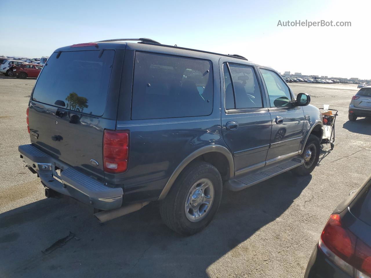 2001 Ford Expedition Eddie Bauer Синий vin: 1FMFU18LX1LB36859