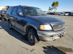 2001 Ford Expedition Eddie Bauer Синий vin: 1FMFU18LX1LB36859