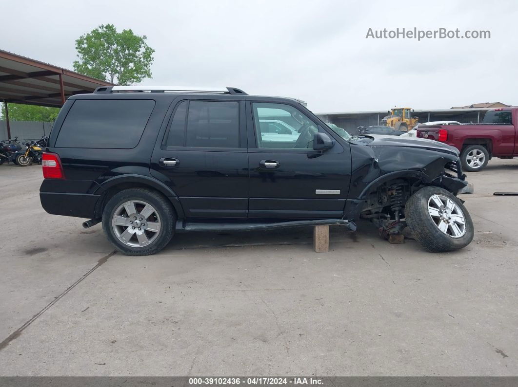 2008 Ford Expedition Limited Black vin: 1FMFU19508LA00704