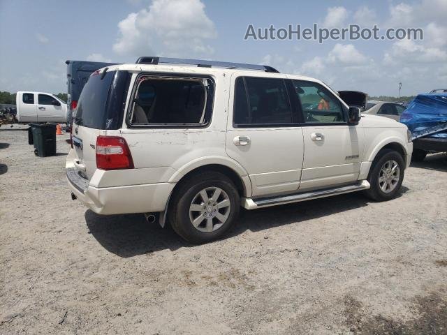 2008 Ford Expedition Limited White vin: 1FMFU19518LA10870