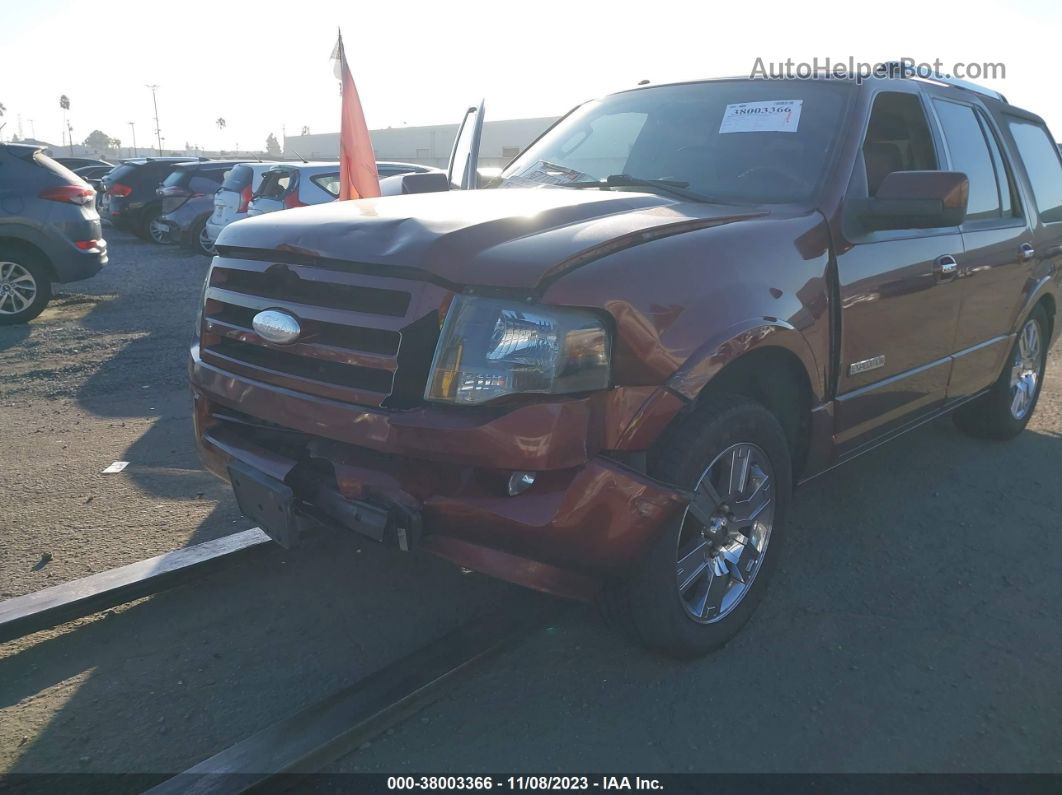 2008 Ford Expedition Limited Brown vin: 1FMFU19528LA04723