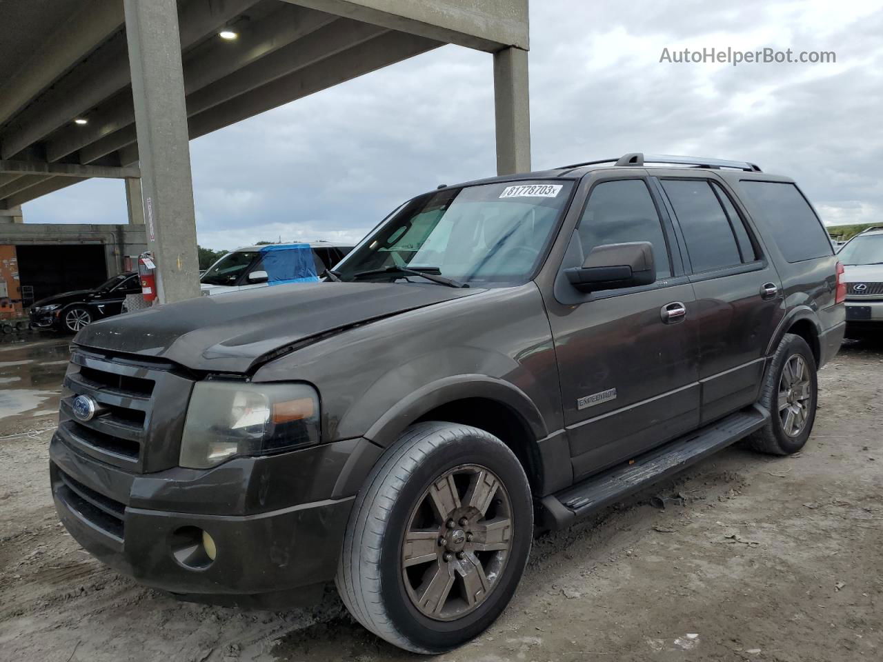 2008 Ford Expedition Limited Коричневый vin: 1FMFU19528LA59317