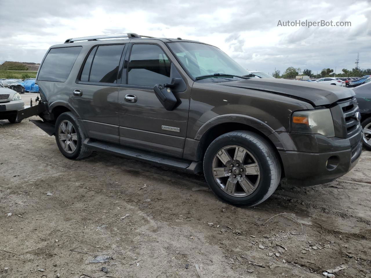 2008 Ford Expedition Limited Коричневый vin: 1FMFU19528LA59317