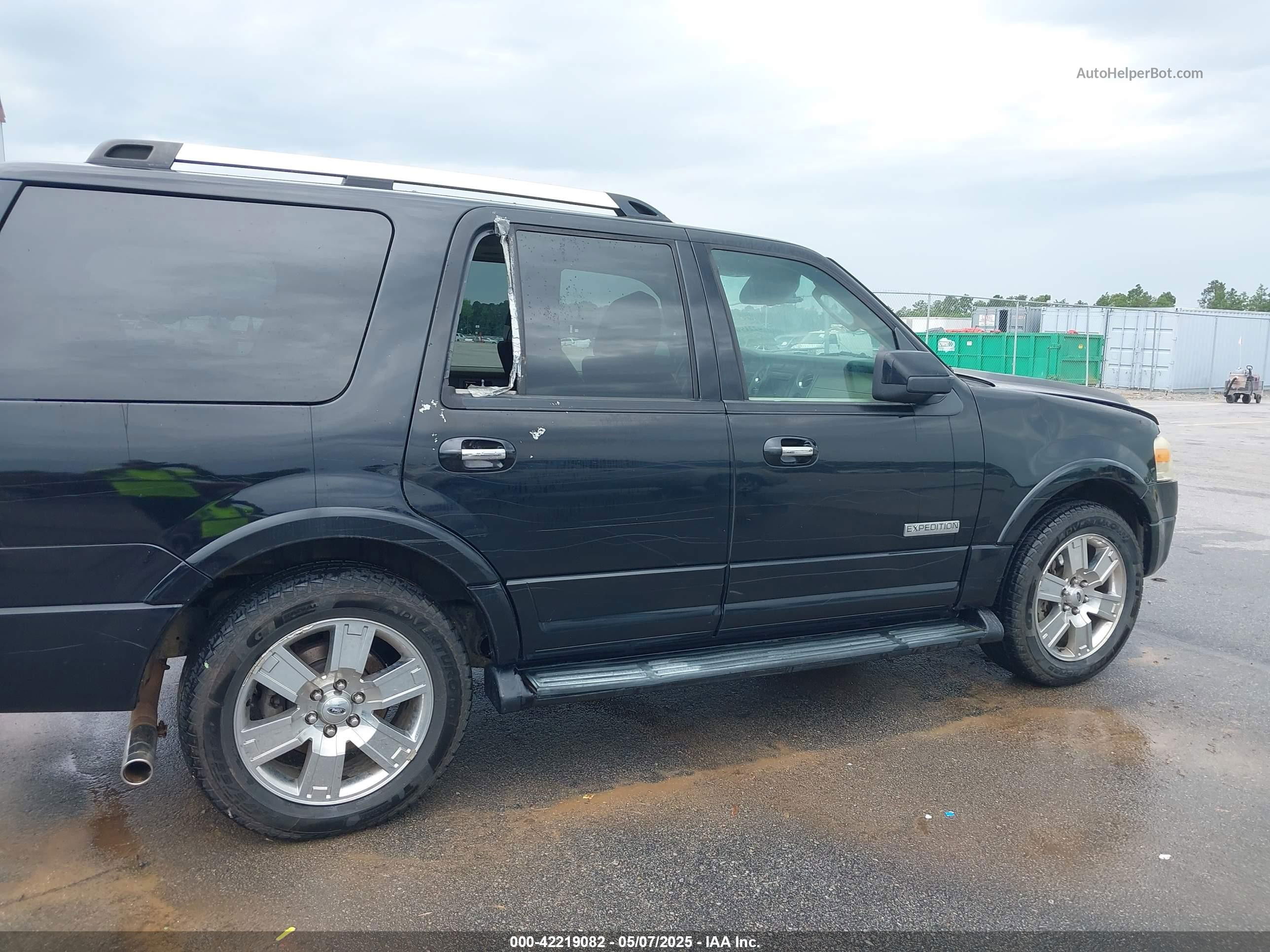 2007 Ford Expedition Limited Black vin: 1FMFU19537LA89358
