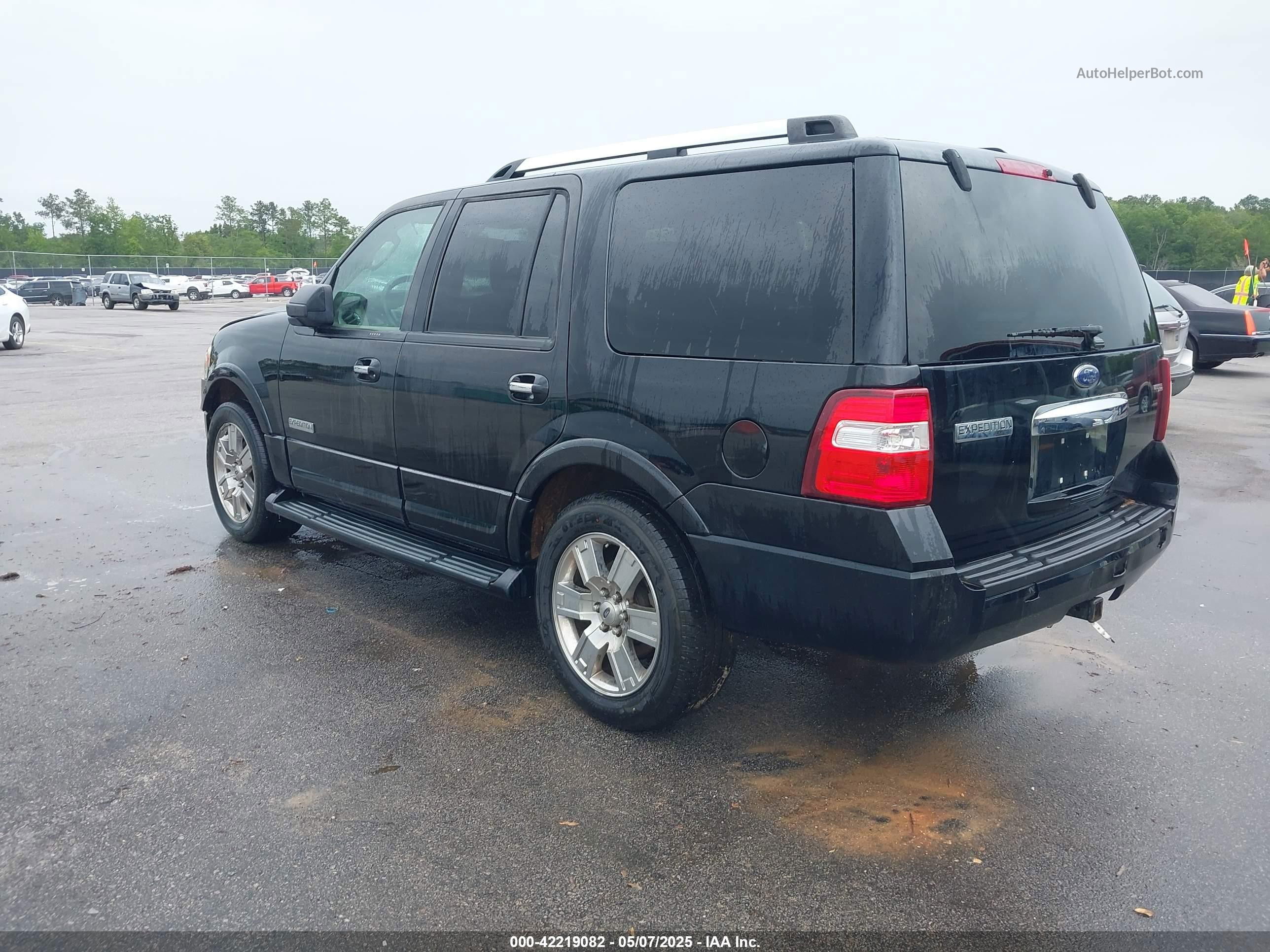 2007 Ford Expedition Limited Black vin: 1FMFU19537LA89358