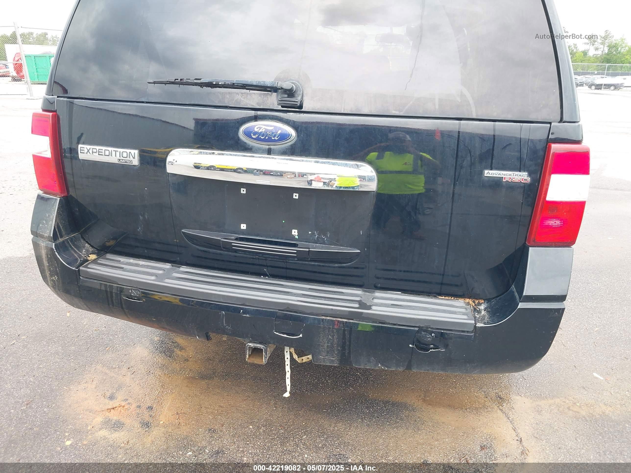 2007 Ford Expedition Limited Black vin: 1FMFU19537LA89358