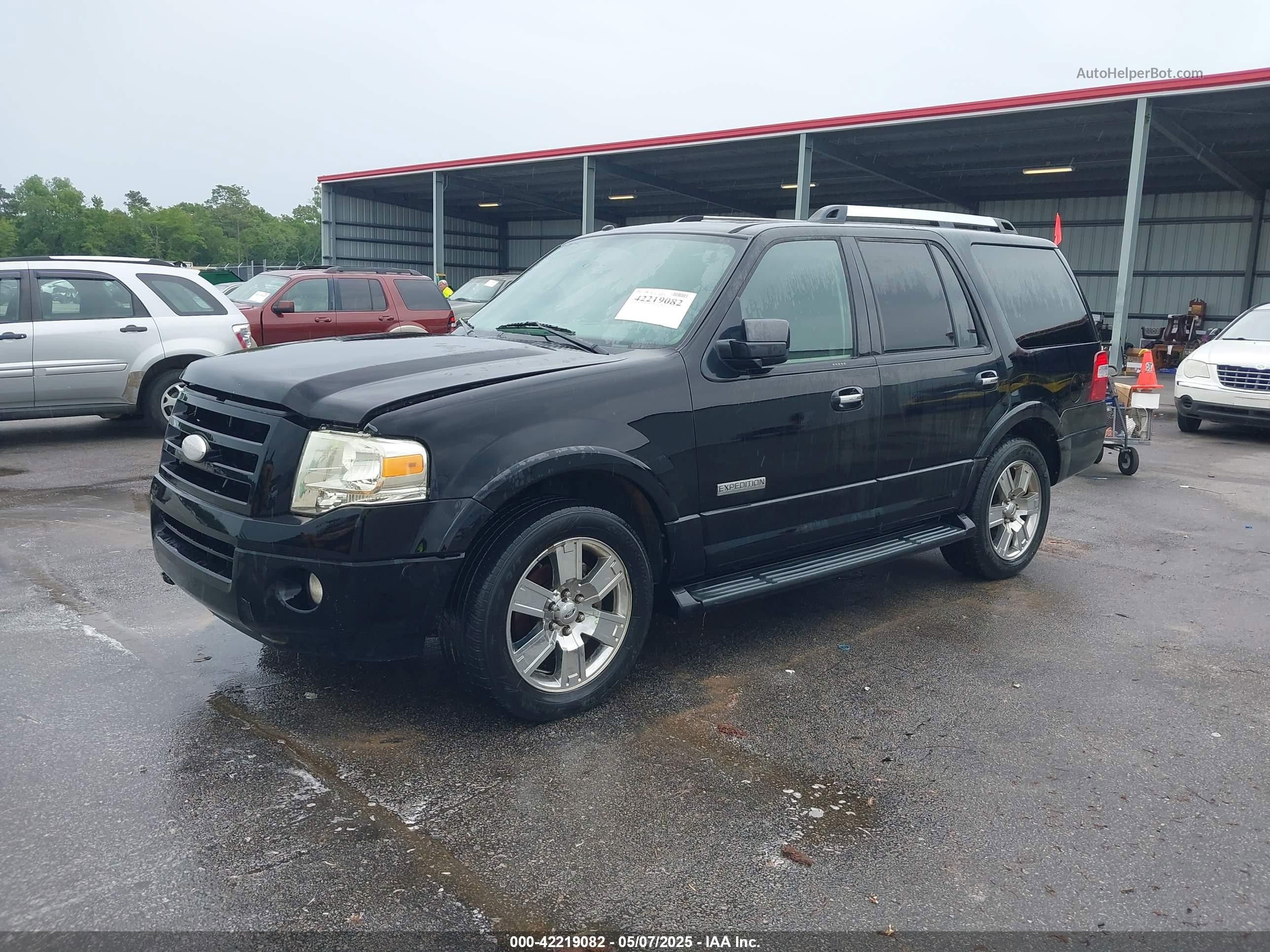 2007 Ford Expedition Limited Black vin: 1FMFU19537LA89358