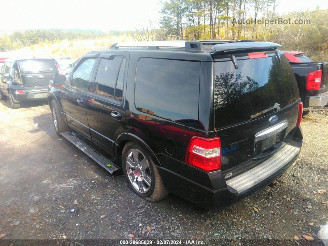 2008 Ford Expedition Limited Black vin: 1FMFU19558LA13416