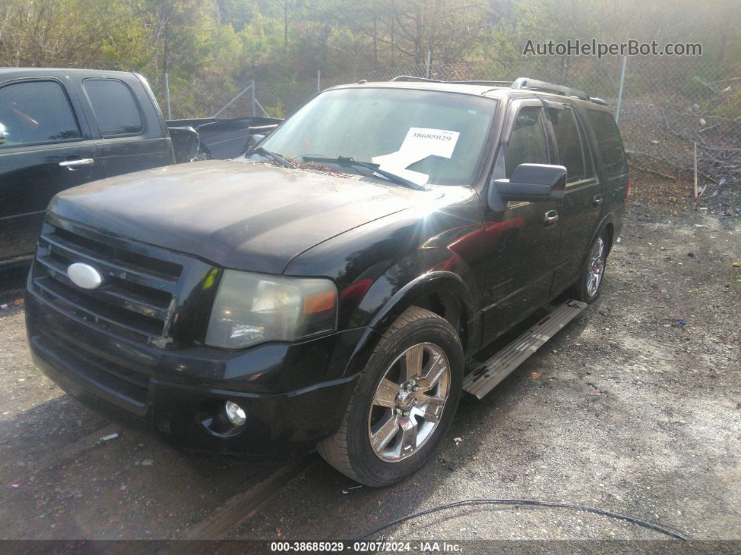 2008 Ford Expedition Limited Black vin: 1FMFU19558LA13416