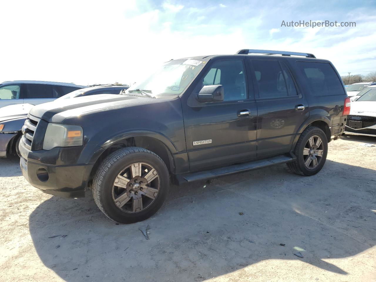 2008 Ford Expedition Limited Black vin: 1FMFU19558LA14369