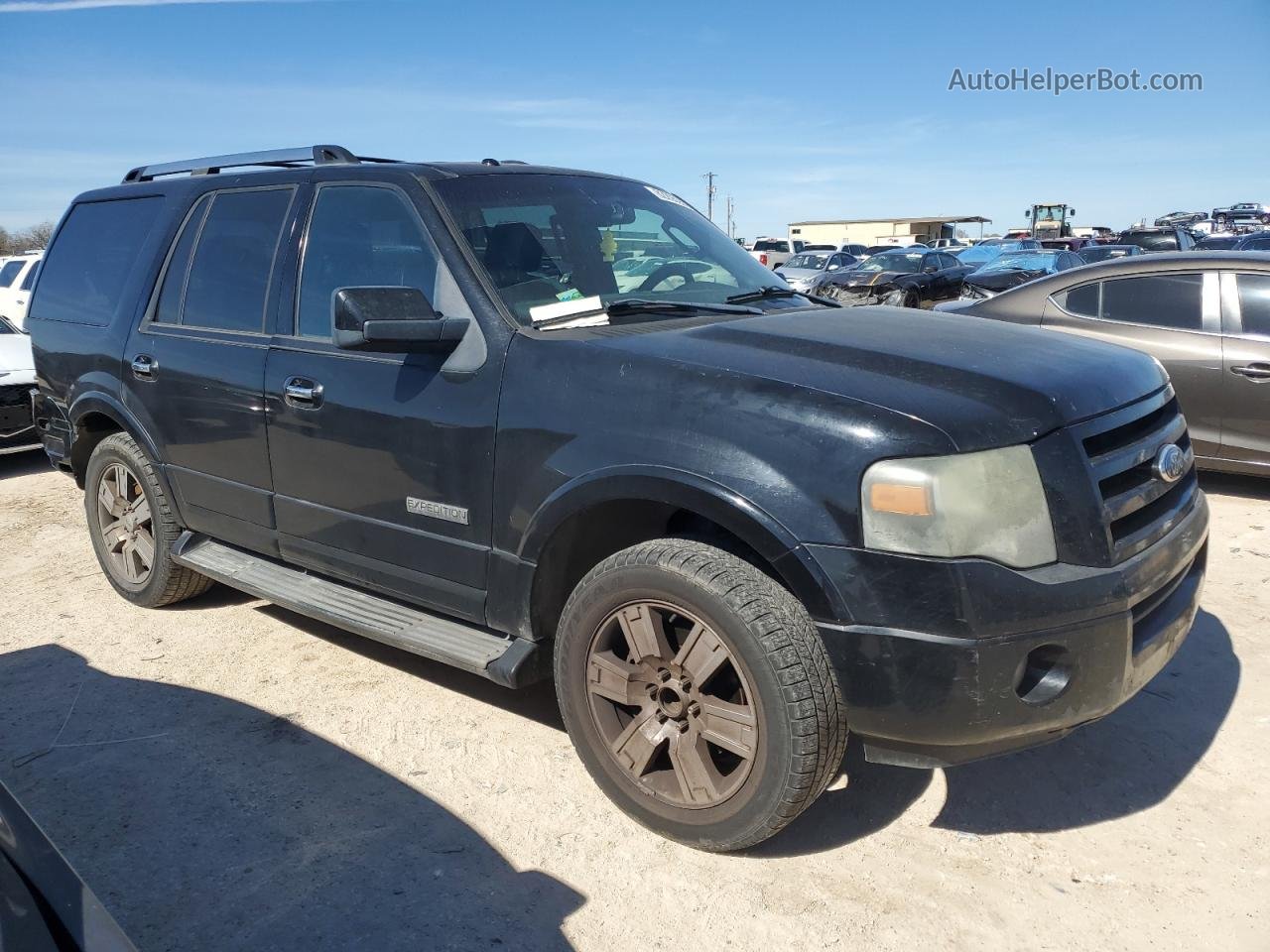 2008 Ford Expedition Limited Black vin: 1FMFU19558LA14369