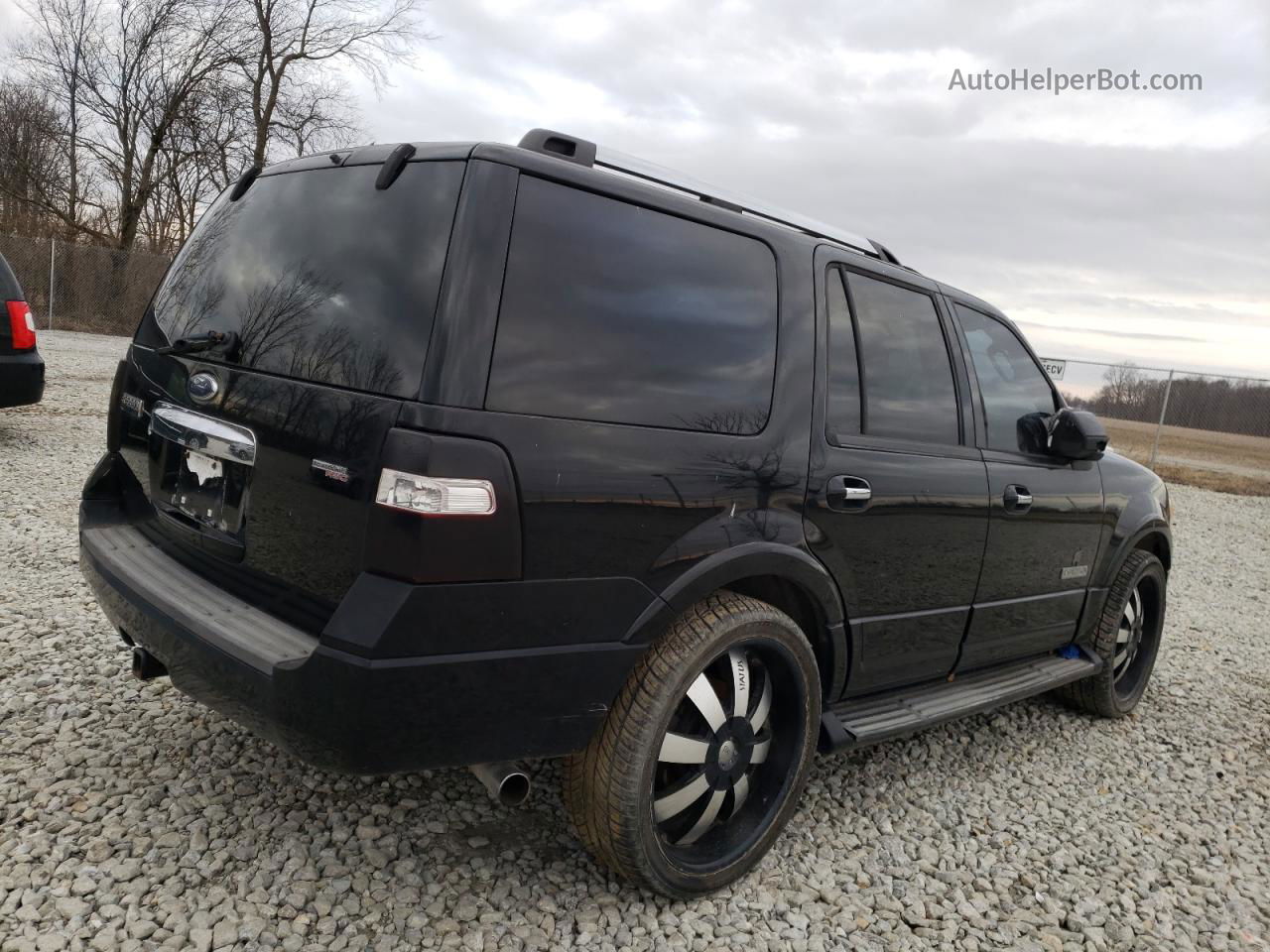 2007 Ford Expedition Limited Black vin: 1FMFU19567LA10295