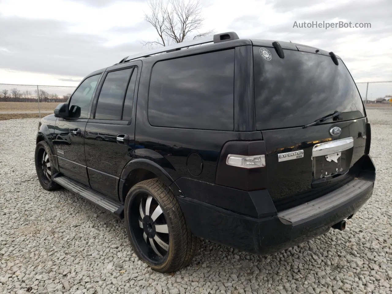 2007 Ford Expedition Limited Black vin: 1FMFU19567LA10295