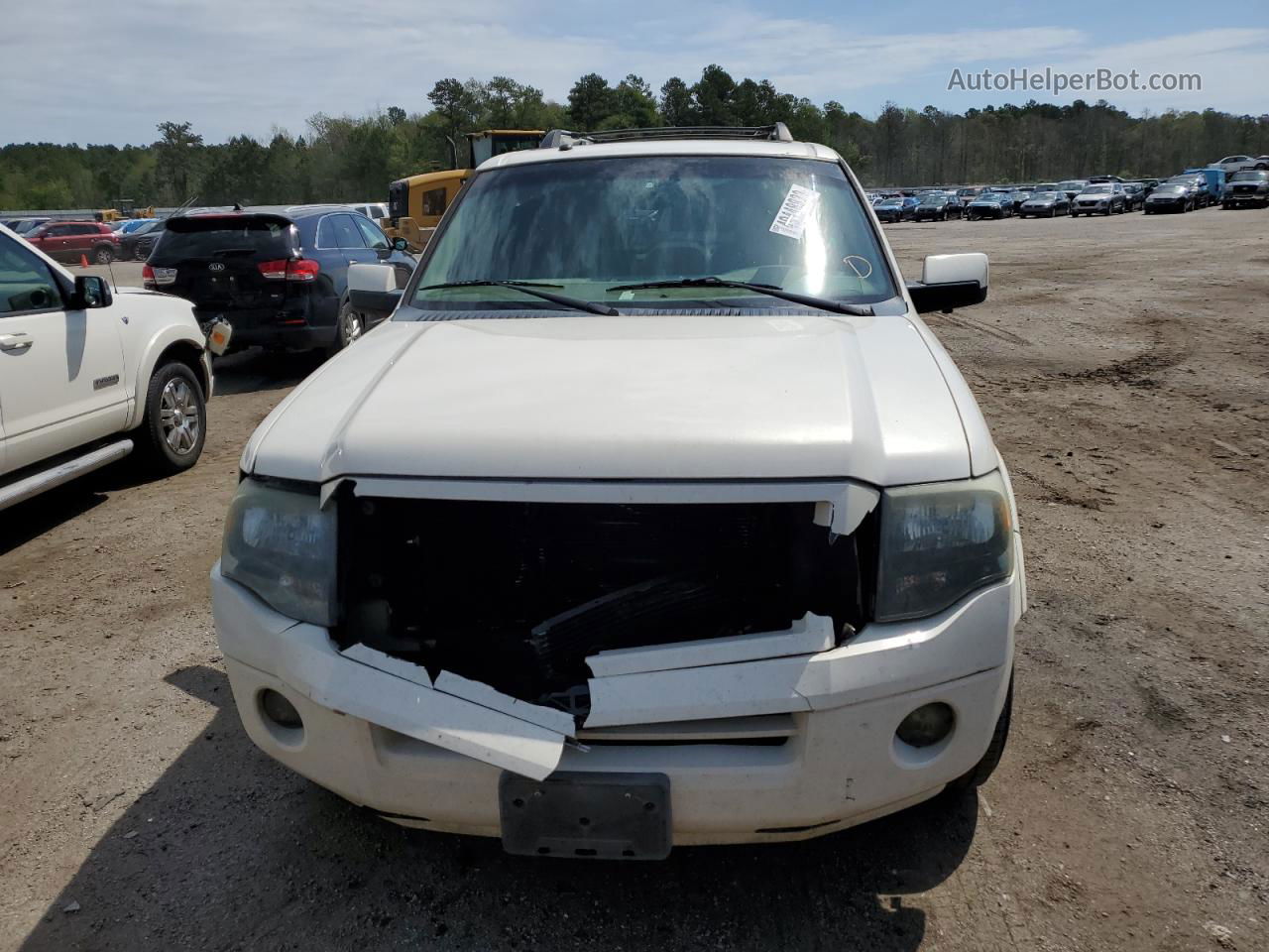 2008 Ford Expedition Limited White vin: 1FMFU19568LA14493