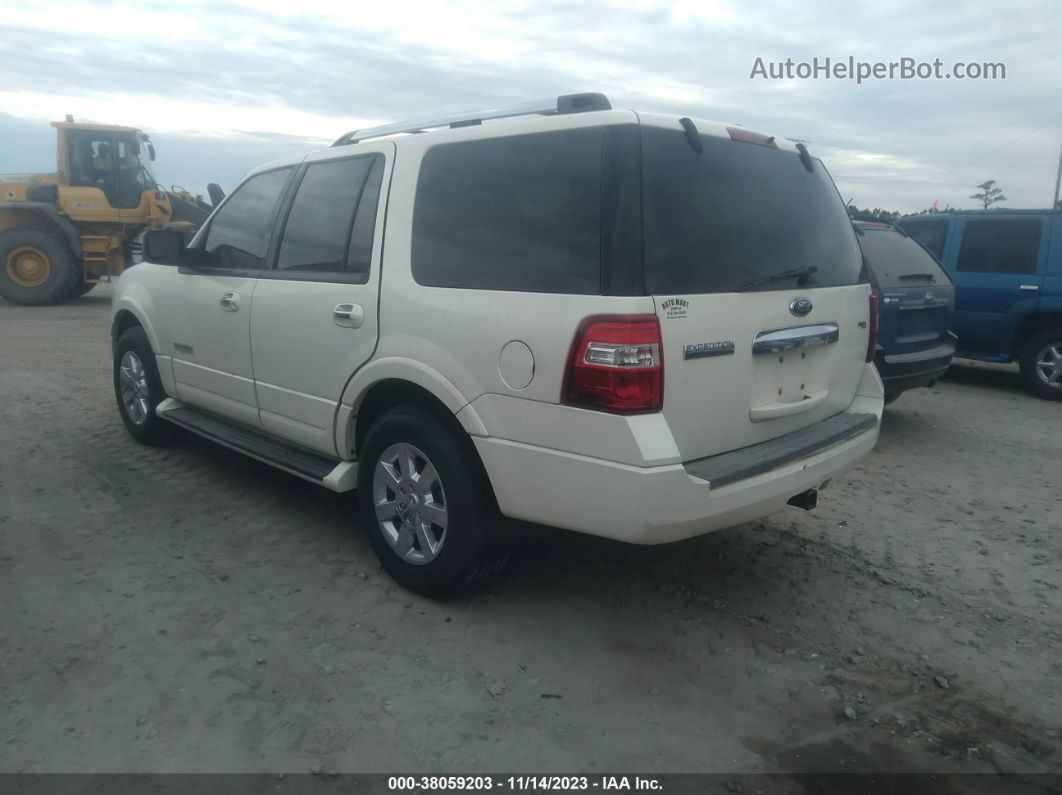 2008 Ford Expedition Limited White vin: 1FMFU19568LA30855