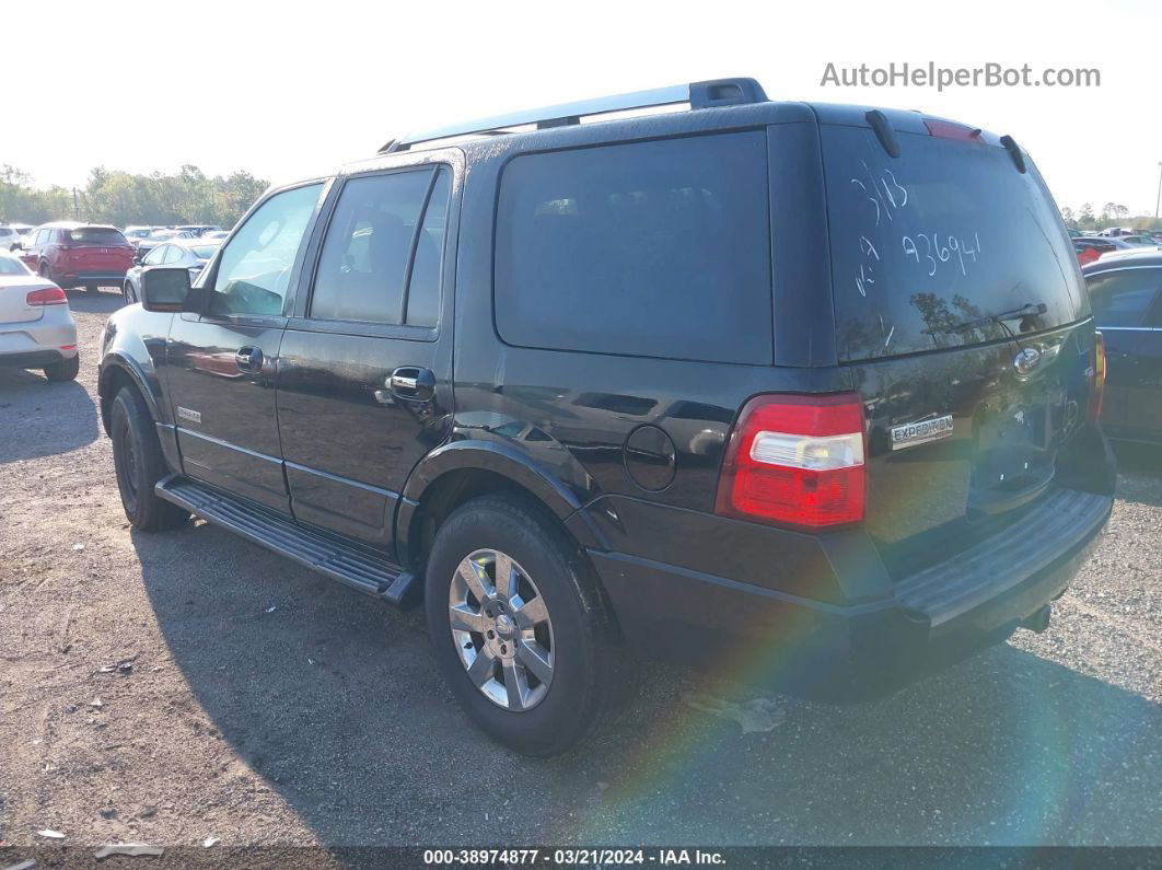 2008 Ford Expedition Limited Black vin: 1FMFU19578LA36941