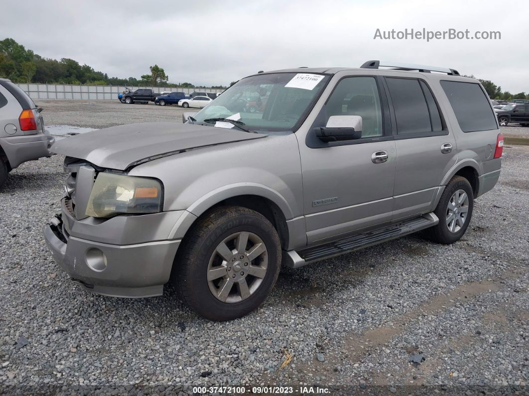 2008 Ford Expedition Limited Gray vin: 1FMFU195X8LA31748