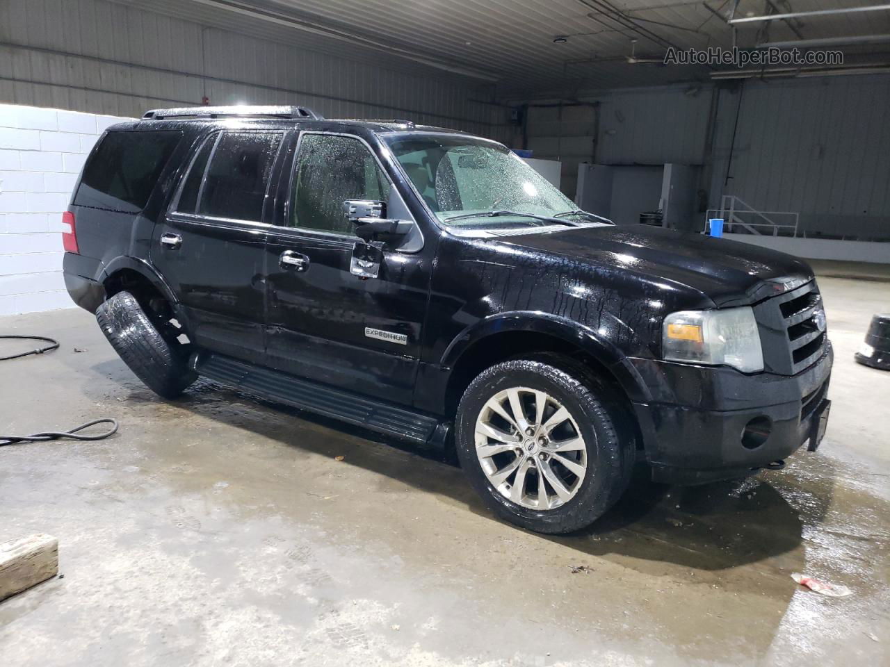 2008 Ford Expedition Limited Черный vin: 1FMFU20518LA87953