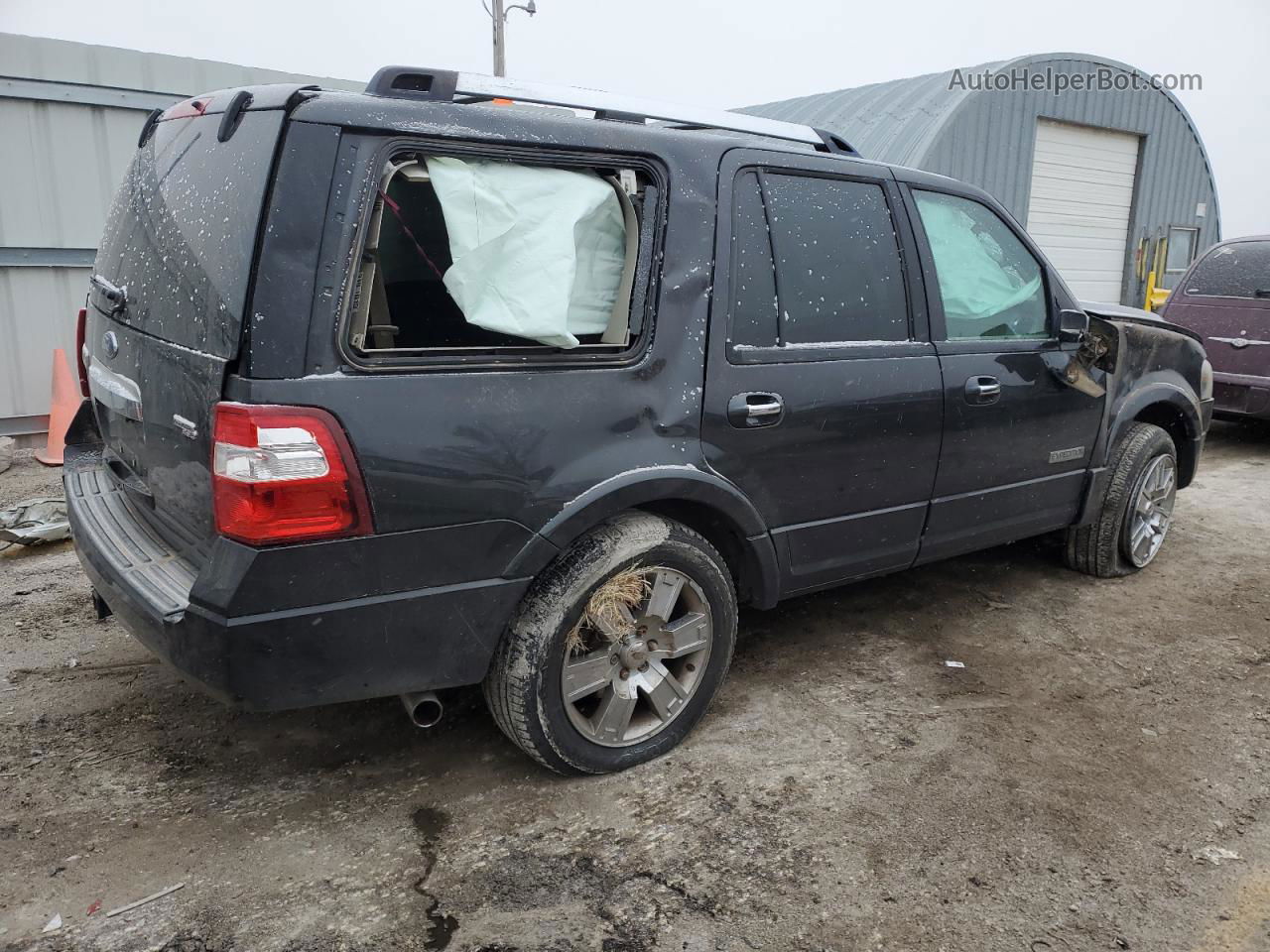 2007 Ford Expedition Limited Черный vin: 1FMFU20527LA23208