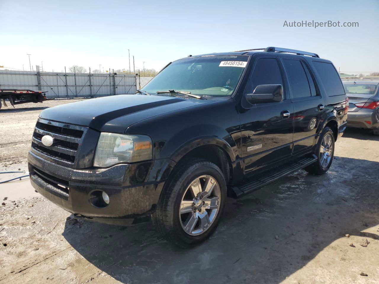 2007 Ford Expedition Limited Black vin: 1FMFU20527LA29168