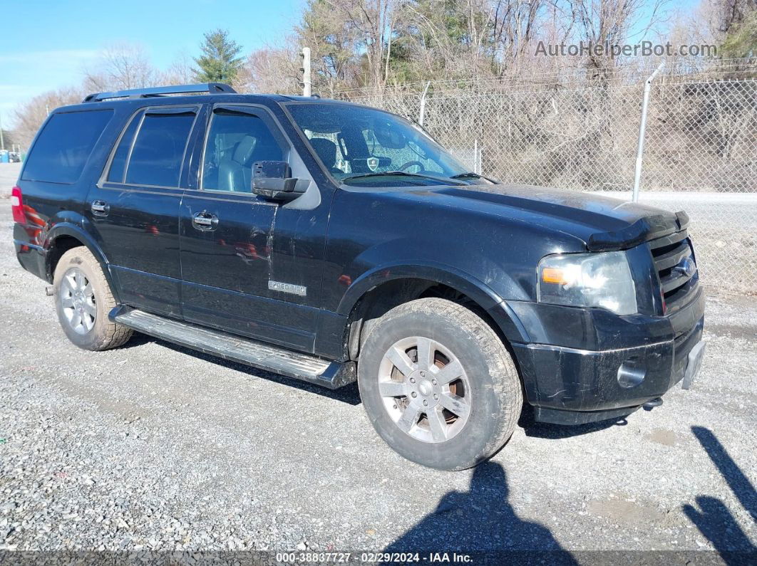 2008 Ford Expedition Limited Black vin: 1FMFU20528LA13926