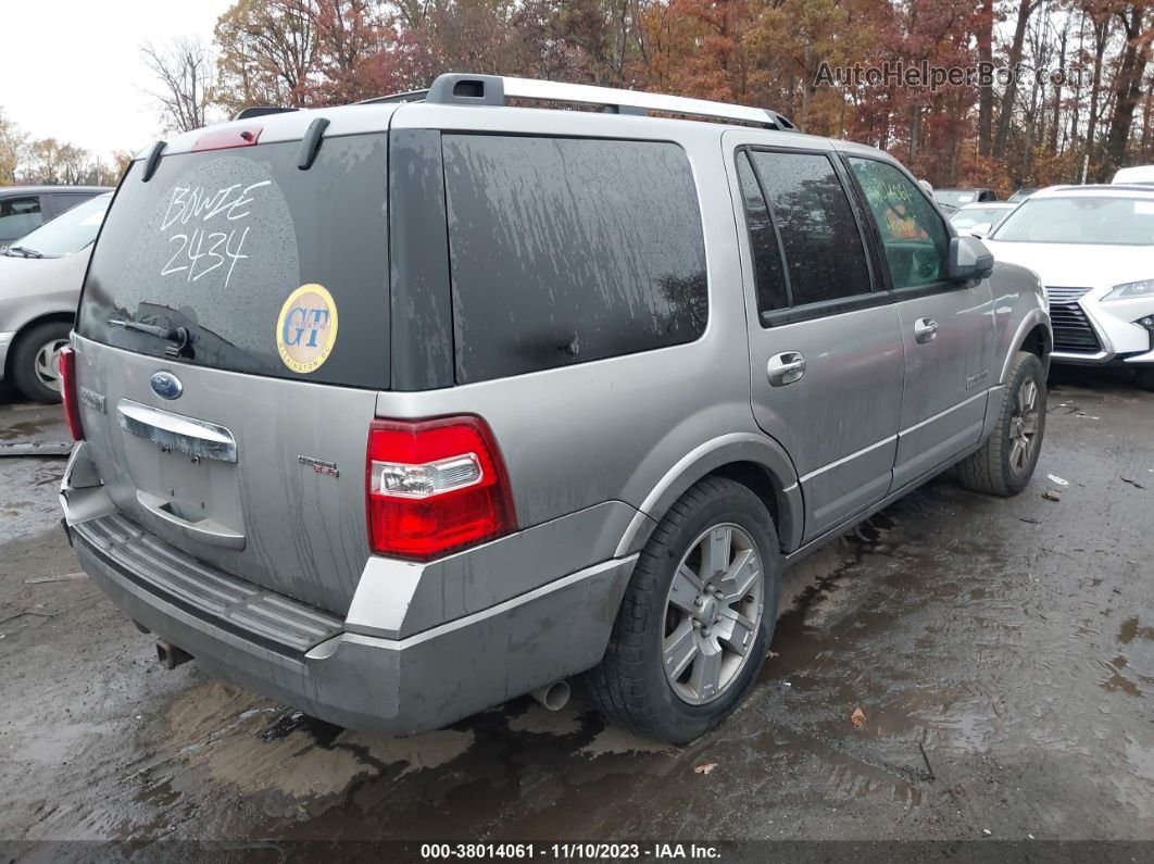 2008 Ford Expedition Limited Gray vin: 1FMFU20538LA02434