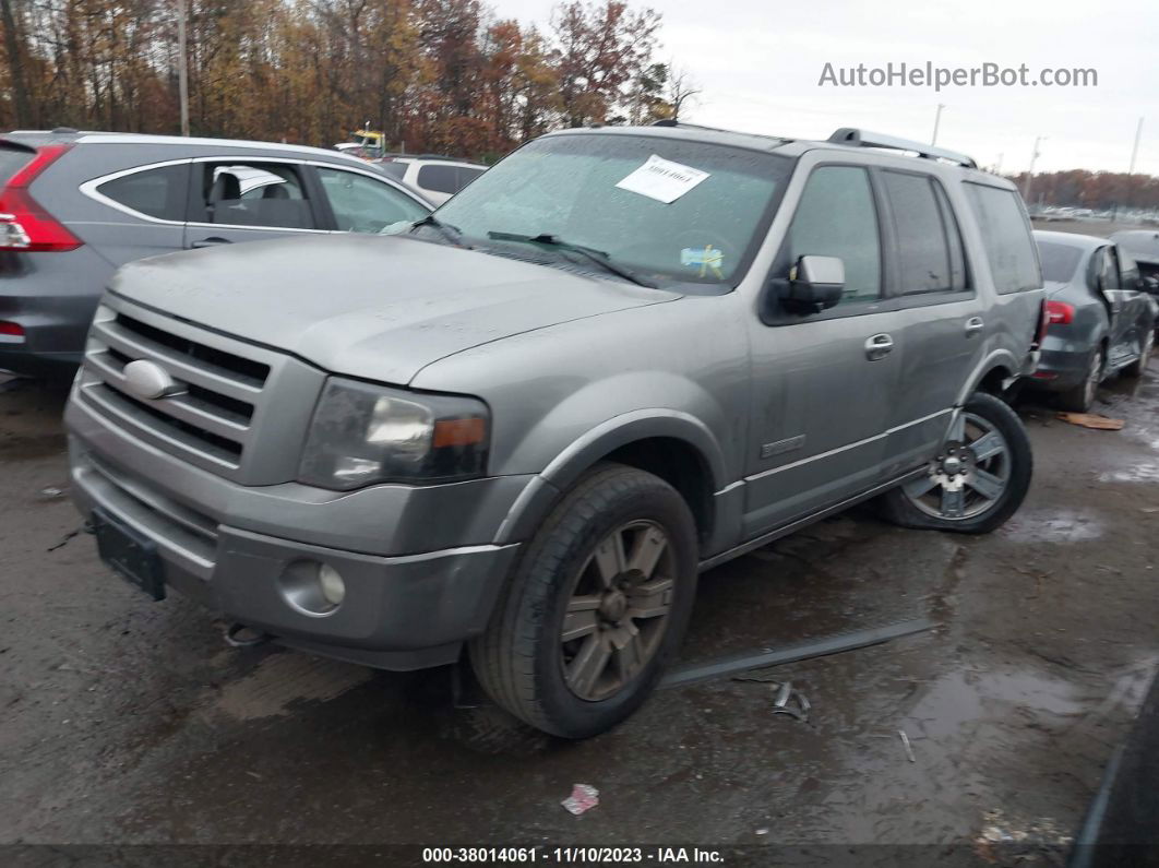 2008 Ford Expedition Limited Gray vin: 1FMFU20538LA02434