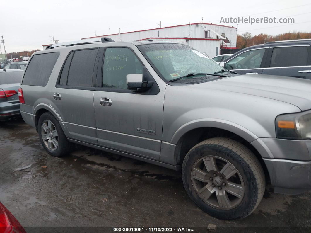 2008 Ford Expedition Limited Gray vin: 1FMFU20538LA02434