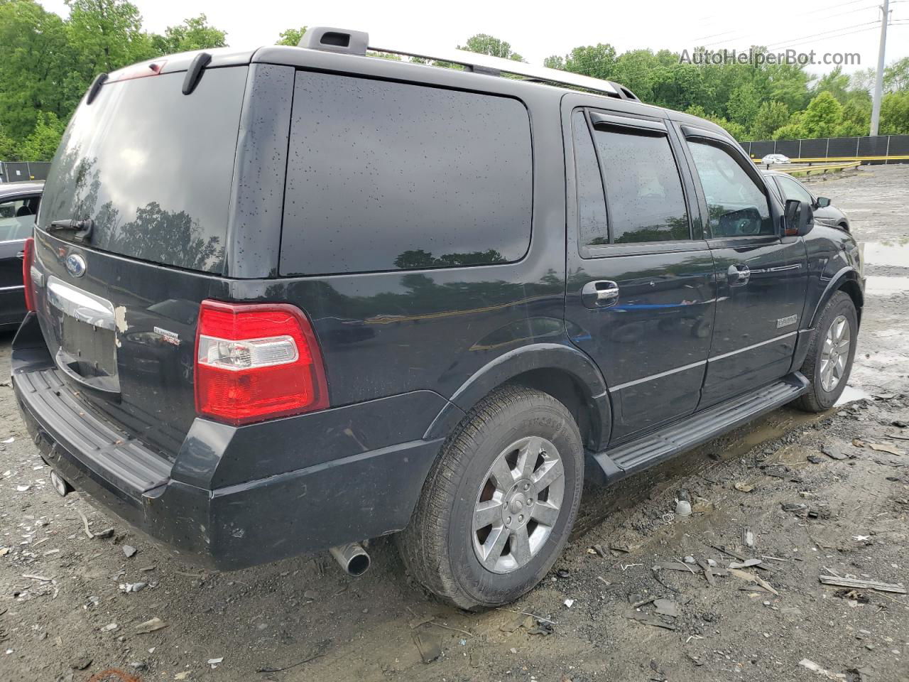 2008 Ford Expedition Limited Black vin: 1FMFU20548LA21803