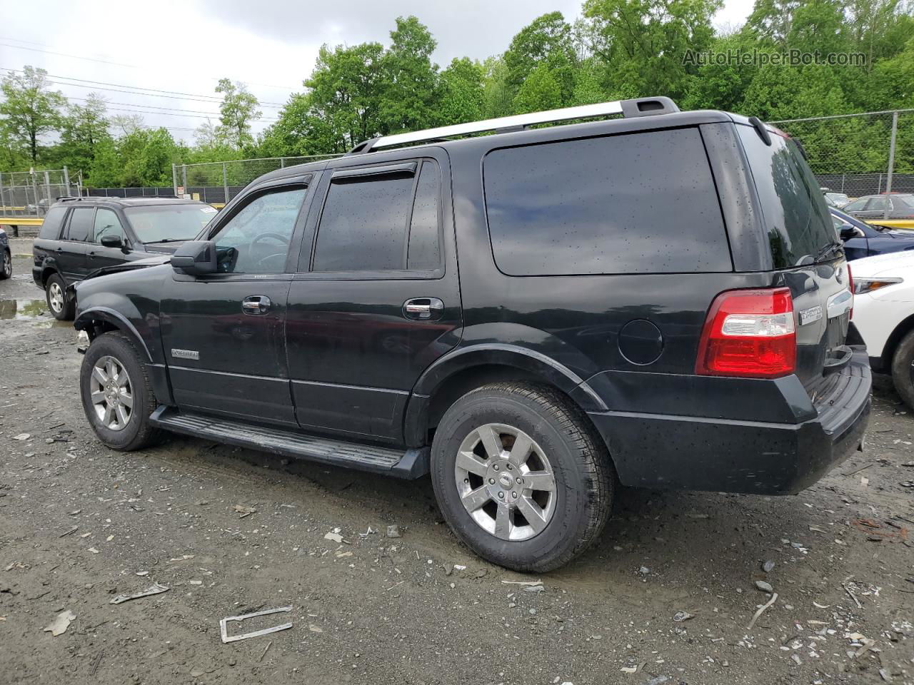 2008 Ford Expedition Limited Black vin: 1FMFU20548LA21803